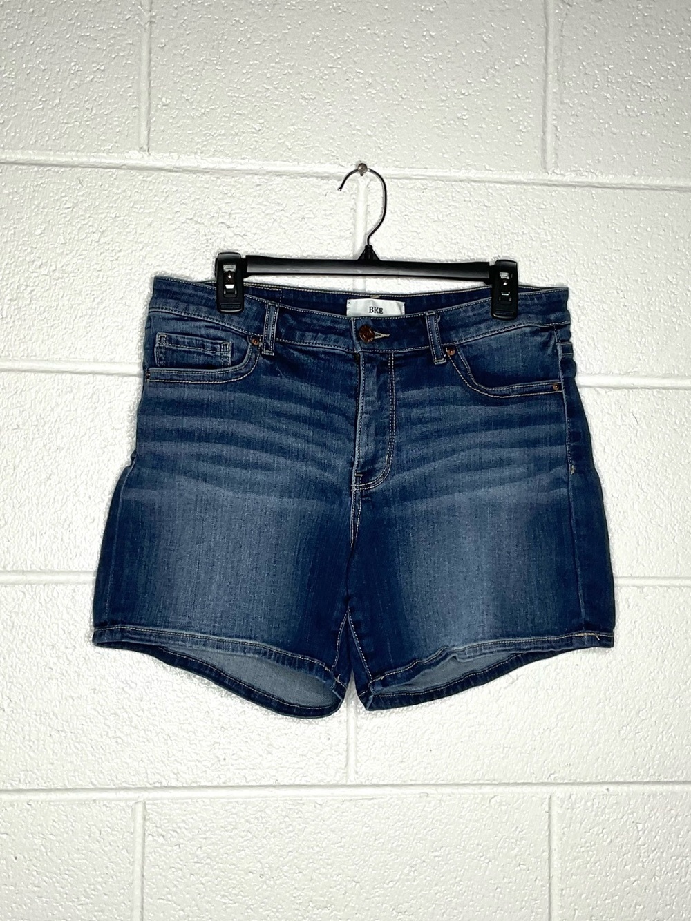 BKE Gabby Dark Blue Denim Jean Shorts